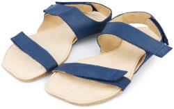 Vlnka Sandale barefoot de piele Oto albastru închis mărimi încălțăminte adulți 42 (13-05022-42)