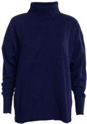 Vlnka Jersey cu guler înalt din lână Merino cu cașmir Ampio albastru închis mărimi îmbrăcăminte L/XL (5-51057-L)