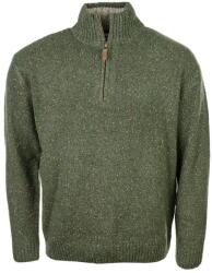Vlnka Pulover din lână pentru bărbați S10 - verde mărimi îmbrăcăminte L (5-51016-L)