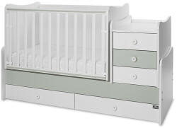 Lorelli Maxi Plus kombi ágy 70x160 - Milky & Milky Green ÚJ