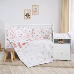Lorelli ágynemű garnitúra Trend kombi ágyhoz - Bears & Pillows Beige - kreativjatek