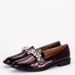 SOFILINE Mocasini lacuiti visinii de tip loafers B331 01 (B331MAROON-40)