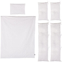 Chipolino 9 részes ágynemű garnitúra paplanhuzattal 60/120 - Beige stars - kreativjatek