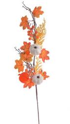  Crenguta frunze artificiale+dovlecei pentru aranjamente florale (3007)