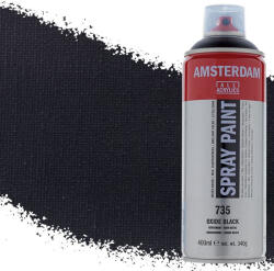 Royal Talens Amsterdam vízbázisú akrilfesték spray, 400 ml - 735, oxide black