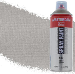 Royal Talens Amsterdam vízbázisú akrilfesték spray, 400 ml - 800, silver