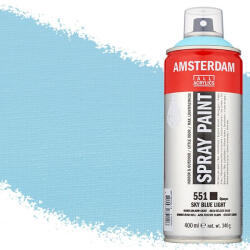 Royal Talens Amsterdam vízbázisú akrilfesték spray, 400 ml - 551, sky blue light