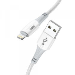 hoco. Cablu Date si Incarcare USB-A - Lightning HOCO X70, 18W, 1m, Alb - gsmboutique