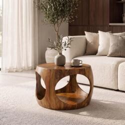 IV Interior Concept Masuta de cafea rotunda ORGANIC LOOP 60cm Sheesham (A-48822 VC) Masa de cafea