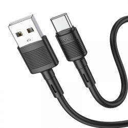 hoco. Cablu Date si Incarcare USB-A - USB-C HOCO X83 Victory, 20W, 1m, Negru - gsmboutique