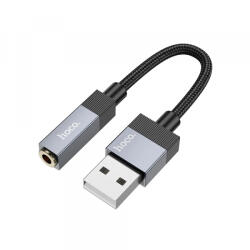 hoco. Adaptor Audio HOCO UPA32D, USB-A - 3.5mm, Negru