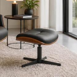 IV Interior Concept Taburete, supert picioare, piele sintetica si furnir de nuc VOGUE (A-48799 VC)