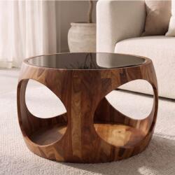 IV Interior Concept Masuta de cafea rotunda ORGANIC LOOP 60cm Sheesham (A-48937 VC) Masa de cafea