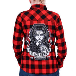 Black Heart Cămașă femei BLACK HEART - WEDNESDAY - NEGRU - 13581