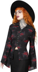 KILLSTAR Bluză pentru femei KILLSTAR - Pandora Fatale - Roșu - KSRA009566
