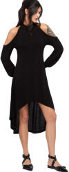 KILLSTAR rochie de damă cu umerii goi KILLSTAR - KIHILIST OBSIDIENNE - neagră - KSRA014928
