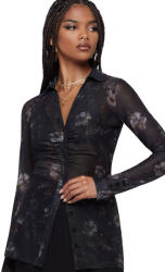 KILLSTAR cămașă damă KILLSTAR - Autumna - Black/Multi - KSRA014830