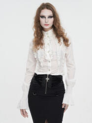 Devil Fashion cămașă de damă cu mânecă lungă DEVIL FASHION - White - SHT10602