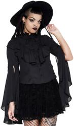 KILLSTAR Cămașă pentru femei KILLSTAR - Moon Shrine Ruffle - KSRA002979
