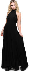 KILLSTAR rochie de damă cu legare după gât KILLSTAR - CHAPEL BLESSING TIE BACK - neagră - KSRA015028