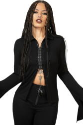KILLSTAR Cămașă cu mânecă lungă femei KILLSTAR - Vamp Fatale - Negru - KSRA009757