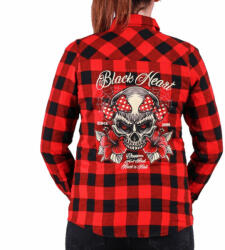 Black Heart Cămașă pentru femei BLACK HEART - ARIELLA - ROȘU - 12543