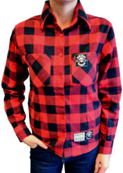 Black Heart Cămaşă damă BLACK HEART - Redneck Girl - Black / Red - BH111