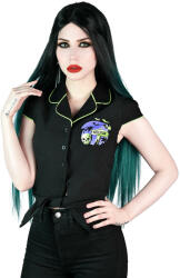 KILLSTAR Cămașă femei KILLSTAR - Kon-Tiki Crop - Negru - KSRA003725