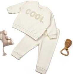 BabyCosy Set bluzita si pantaloni COOL - Ecru, BabyCosy (Marime: 12-18 Luni)
