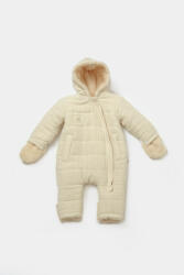 BabyCosy Salopeta de iarna pentru bebelusi, Winter muselin, Stone, BabyCosy (Marime: 3-6 Luni)