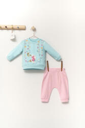 Tongs baby Set de 2 piese de trening Scufita rosie pentru bebelusi, Tongs baby (Marime: 12-18 Luni, Culoare: Turcoaz)