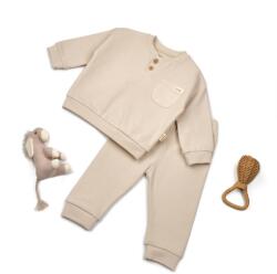 BabyCosy Set bluzita si pantaloni COOL cu buzunar - Stone, BabyCosy (Marime: 12-18 Luni)