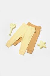 BabyCosy Set 2 pantaloni Bamboo, galben, BabyCosy, 50%bumbac+50% bambus (Marime: 18-24 Luni)