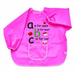 BabyJem Sort cu maneci pentru activitati ABC BabyJem (Culoare: Roz) - drool Bavata
