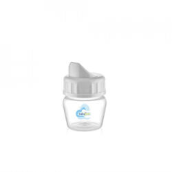 BabyJem Mini biberon 2 in 1 Cana si biberon din sticla BabyJem 30 ml (Culoare: Gri)