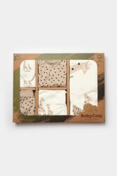 BabyCosy Set de 10 piese pentru nou nascut, 100% bumbac organic, Giraffe, BabyCosy