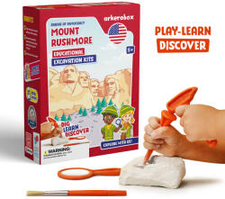 Arkerobox - Set arheologic educational si puzzle 3D, Mount Rushmore