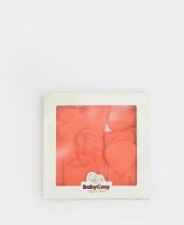 BabyCosy Cutie 4 piese pentru nou nascut - 100% bumbac organic - Portocaliu, BabyCosy