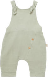 BabyCosy Salopeta de vara cu pantaloni lungi din muselina, BabyCosy, 100% bumbac organic, verde (Marime: 6-9 luni)