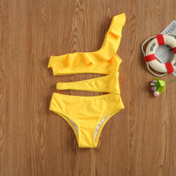 drool Costum de baie galben decupat Drool (Marime: 160)