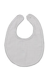 BabyJem Baveta din muselina, BabyJem, 23x32 cm (Culoare: Gri) Bavata