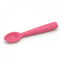 BabyJem Lingurita din silicon BabyJem (Culoare: Roz) Set pentru masa bebelusi