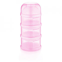 BabyJem Recipient lapte praf BabyJem cu 3 compartimente (Culoare: Roz)