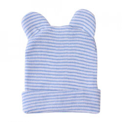 drool Caciulita subtire de nou-nascut cu urechiuse Drool (Culoare: Bleu)