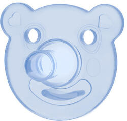BabyJem Suzeta ortodontica din silicon BabyJem (Culoare: Bleu)
