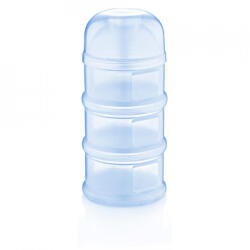 BabyJem Recipient lapte praf BabyJem cu 3 compartimente (Culoare: Bleu)