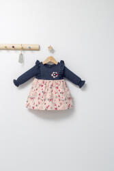 Tongs baby Rochita de fetita Milena, Tongs baby (Culoare: Bleumarine, Marime: 18-24 Luni)