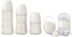 Suavinex Set de start BONHOMIA 7 piese, bej Suavinex Set pentru masa bebelusi