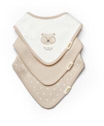 BabyCosy Set de 3 bavete pentru nou nascut, 100% bumbac organic, TeddyBear, BabyCosy Bavata