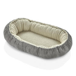BabyJem Babynest plusat BabyJem, Between Parents (Culoare: Gri)